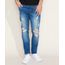 Calca-Jeans-Masculina-Skinny-Destroyed-Azul-Medio-9966115-Azul_Medio_1