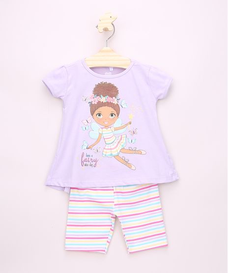 Conjunto-Infantil-de-Blusa-Fada-Manga-Curta---Bermuda-Listrada-Lilas-9968280-Lilas_1