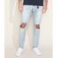 Calca-Jeans-Masculina-Skinny-Destroyed-Azul-Claro-9966116-Azul_Claro_1