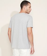 Camiseta-Masculina-com-Bordado-Manga-Curta-Gola-Careca-Cinza-Mescla-Claro-9967740-Cinza_Mescla_Claro_2