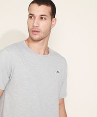 Camiseta-Masculina-com-Bordado-Manga-Curta-Gola-Careca-Cinza-Mescla-Claro-9967740-Cinza_Mescla_Claro_5