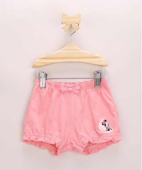 Short-Infantil-Balone-Minnie-com-Laco-Rosa-Escuro-9968501-Rosa_Escuro_1