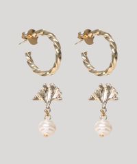 Kit-de-2-Brincos-Femininos-com-Perola-Dourado-9971846-Dourado_1