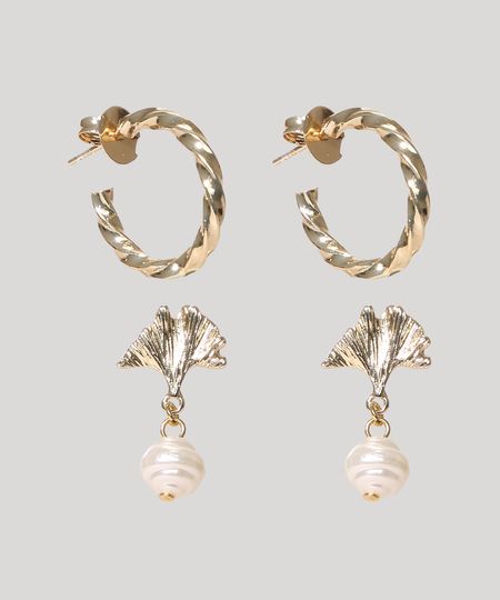 Kit-de-2-Brincos-Femininos-com-Perola-Dourado-9971846-Dourado_1 Kit-de-2-Brincos-Femininos-com-Perola-Dourado-9971846-Dourado_1