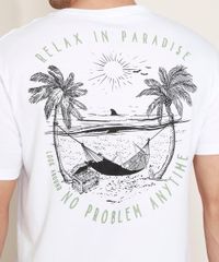 Camiseta-Masculina--Relax-IN-Paradise--Manga-Curta-Gola-Careca-Branca-9970406-Branco_5