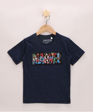 Camiseta-Infantil-Marvel-com-Relevo-Manga-Curta-Gola-Careca-Azul-Marinho-9970801-Azul_Marinho_1