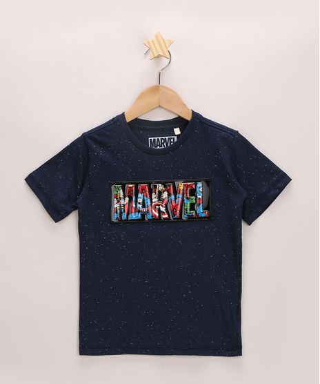 Camiseta-Infantil-Marvel-com-Relevo-Manga-Curta-Gola-Careca-Azul-Marinho-9970801-Azul_Marinho_1
