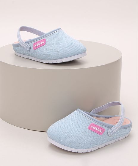 Babuche-Infantil-Molekinha-com-Elastico-e-Brilho-Azul-9973890-Azul_1
