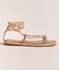 Rasteirinha-Feminina-Hype-Beachwear-com-Corda-Para-Laco-Bege-Claro-9973283-Bege_Claro_1