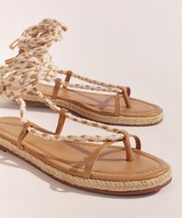 Rasteirinha-Feminina-Hype-Beachwear-com-Corda-Para-Laco-Bege-Claro-9973283-Bege_Claro_3