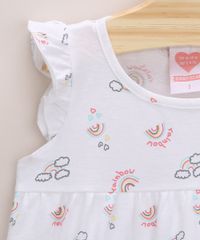 Vestido-Infantil-Estampado-de-Arco-Iris-com-Recorte-e-Babados-Manga-Curta-Decote-Redondo-Off-White-9970144-Off_White_3