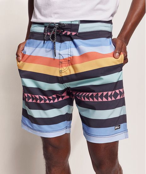 Bermuda-Surf-Masculina-Pipe-Tal-Pai-Tal-Filho-Listrado-Etnico-com-Bolsos-e-Cordao-Multicor-9970257-Multicor_1