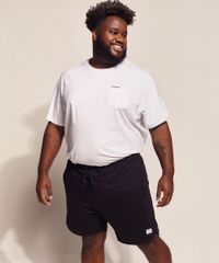 Bermuda-de-Moletom-Masculina-Pipe-Plus-Size-com-Bolsos-Preta-9970682-Preto_5