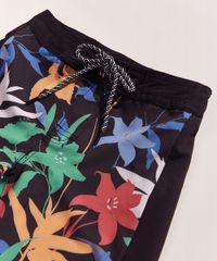 Bermuda-Surf-Juvenil-Tal-Pai-Tal-Filho-Pipe-Floral-com-Bolsos-e-Cordao-Preta-9969572-Preto_3