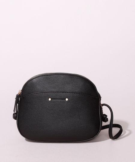 Bolsa-Unissex-Shouder-Bag-com-Bolso-e-Tela-Preta-9961814-Preto_1