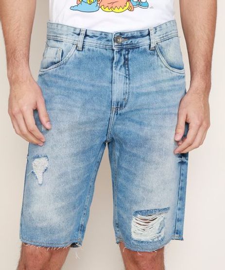 Moda Masculina Bermudas Casual 48 Cea