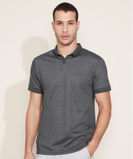Polo-Masculina-com-Bordado-Manga-Curta-Cinza-Mescla-Escuro-9449829-Cinza_Mescla_Escuro_1