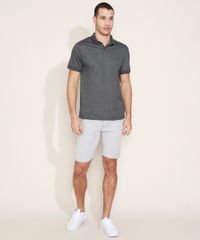 Polo-Masculina-com-Bordado-Manga-Curta-Cinza-Mescla-Escuro-9449829-Cinza_Mescla_Escuro_3