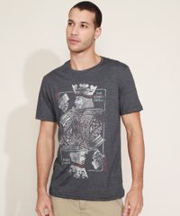 Camiseta-Masculina--The-King-s-Drink--Manga-Curta-Gola-Careca-Cinza-Mescla-Escuro-9592589-Cinza_Mescla_Escuro_1