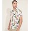 Polo-de-Piquet-Masculina-Estampada-Floral-Manga-Curta-Branca-9965293-Branco_1
