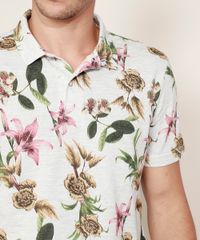 Polo-de-Piquet-Masculina-Estampada-Floral-Manga-Curta-Branca-9965293-Branco_4