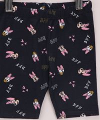 Conjunto-Infantil-Minnie-e-Margarida-de-Blusa-Manga-Curta-Rosa---Bermuda-Ciclista-Preto-9963644-Preto_4