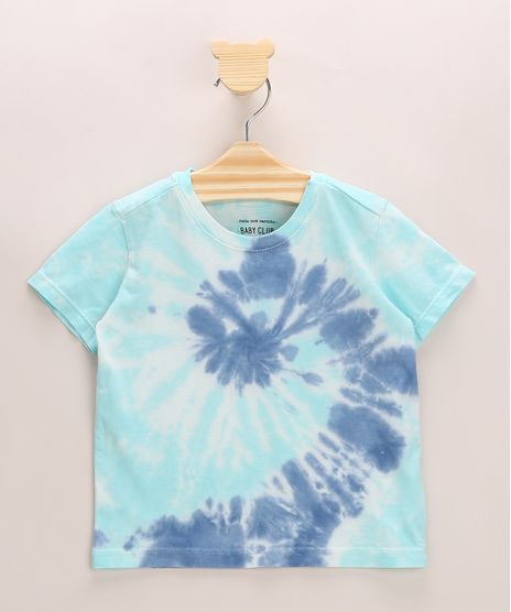 Camiseta-Infantil-Estampado-Tie-Dye-Manga-Curta-Gola-Careca-Azul-9964292-Azul_1