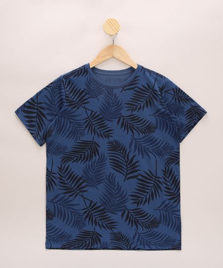 Camiseta-Juvenil-Estampado-de-Folhagens-Manga-Curta-Gola-Careca-Azul-Marinho-9965114-Azul_Marinho_1 Camiseta-Juvenil-Estampado-de-Folhagens-Manga-Curta-Gola-Careca-Azul-Marinho-9965114-Azul_Marinho_1