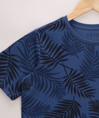 Camiseta-Juvenil-Estampado-de-Folhagens-Manga-Curta-Gola-Careca-Azul-Marinho-9965114-Azul_Marinho_3