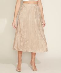 Saia-Feminina-Midi-Plissada-Metalizada-Dourada-9954535-Dourado_1