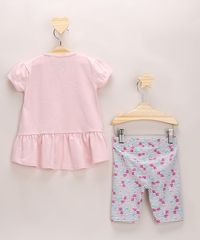 Conjunto-Infantil-de-Blusa-Cereja-Manga-Curta-Branca---Bermuda-Listrada-Rosa-9963656-Rosa_3
