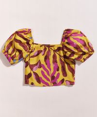 Top-Cropped-Infantil-Tal-Mae-Tal-Filha-EMI-Beachwear-Estampado-Folhagem-Meninas-Manga-Bufante-Decote-Reto-Mostarda-9965478-Mostarda_1