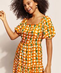 Vestido-Feminino-EMI-Beachwear-Estampado-Picnic-Midi-com-Manga-Bufante-e-Decote-Reto-Laranja-9963024-Laranja_3