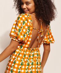 Vestido-Feminino-EMI-Beachwear-Estampado-Picnic-Midi-com-Manga-Bufante-e-Decote-Reto-Laranja-9963024-Laranja_4