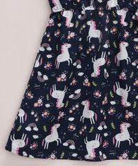Vestido-Infantil-Estampado-de-Unicornios-com-Babados-Manga-Curta-Azul-Marinho-9948376-Azul_Marinho_4