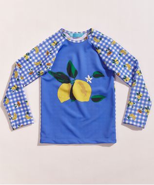 Blusa-de-Praia-Infantil-EMI-Beachwear-Estampada-Picnic-Frutas-Manga-Longa-com-Protecao-UV50--Azul-9961658-Azul_1