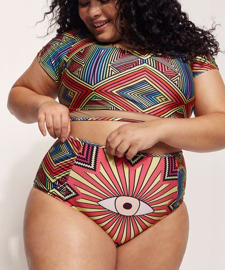 Biquini-Calcinha-Plus-Size-Hype-Beachwear-Hot-Pant-Estampado-Olho-Estrelado-com-Protecao-UV50--Multicor-9963061-Multicor_1