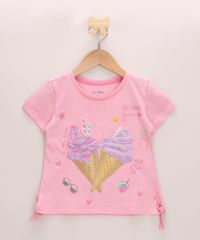 Blusa-Infantil-Sorvete-com-Paetes-com-Laco-Lateral-Manga-Curta-Decote-Redondo-Rosa-9966005-Rosa_1