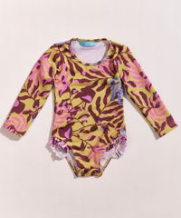 Maio-Infantil-EMI-Beachwear-Estampado-Folhagem-Meninas-Manga-Longa-com-Protecao-UV50--Mostarda-9962504-Mostarda_1