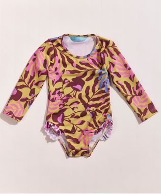 Maio-Infantil-EMI-Beachwear-Estampado-Folhagem-Meninas-Manga-Longa-com-Protecao-UV50--Mostarda-9962504-Mostarda_1