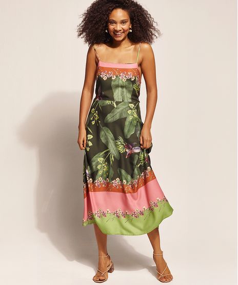 Vestido-Feminino-EMI-Beachwear-Midi-Estampado-Bananeiras-com-Alca-Fina-e-Decote-Reto-Verde-Escuro-9963002-Verde_Escuro_1