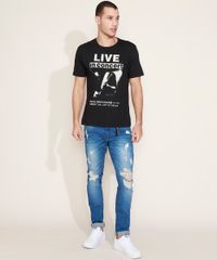 Camiseta-Masculina---Live-in-Concert--Manga-Curta-Gola-Careca-Preta-9960304-Preto_5