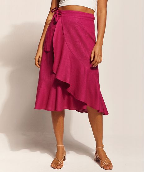 Saia-Feminina-EMI-Beachwear-Midi-Transpassada-com-Babado-Pink-9963075-Pink_1