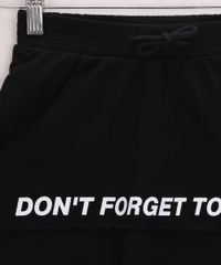 Saia-Juvenil-Curta--Don-t-Forget-To-Dream--Preta-9955427-Preto_3