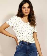 Blusa-Feminina-Estampada-de-Aves-Manga-Curta-Decote-Redondo-Branca-9969267-Branco_4