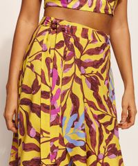 Saia-Feminina-EMI-Beachwear-Midi-Estampada-Folhagem-Meninas-Transpassada-com-Babado-Mostarda-9963073-Mostarda_4