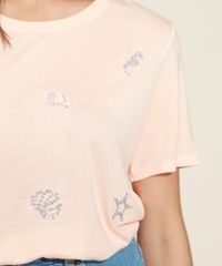 Blusa-Feminina-Fundo-do-Mar-com-Paete-Manga-Curta-Decote-Redondo-Rosa-9969604-Rosa_4