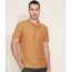 Polo-Masculina-Estampada-Listrada-Manga-Curta-Marrom-9942889-Marrom_1