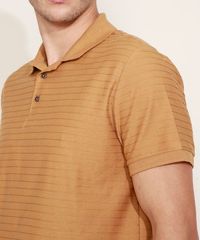 Polo-Masculina-Estampada-Listrada-Manga-Curta-Marrom-9942889-Marrom_4