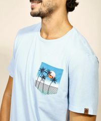 Camiseta-Masculina-com-Bolso-Estampado-Manga-Curta-Gola-Careca-Azul-Claro-9965835-Azul_Claro_2